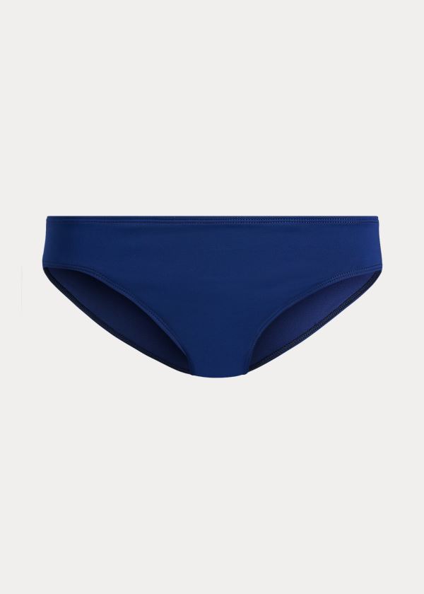 Fondo de Bikini Ralph Lauren Mujer Azules - Solid Hipster - EZTGV9852